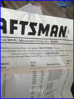 Huge 19pc Sears Craftsman USA Nos 12pt Deep Socket Set Metric Sae 3/8 Drive