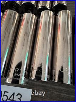 Huge 19pc Sears Craftsman USA Nos 12pt Deep Socket Set Metric Sae 3/8 Drive