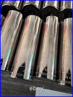 Huge 19pc Sears Craftsman USA Nos 12pt Deep Socket Set Metric Sae 3/8 Drive