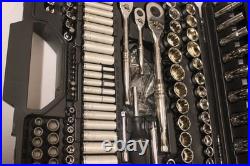 Husky 194-Piece SAE/Metric Mechanics Tool Set with Case C1