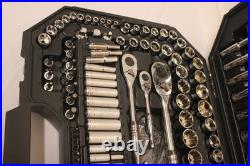 Husky 194-Piece SAE/Metric Mechanics Tool Set with Case C1