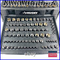 Husky 270 Piece Mechanics Tool Set SAE Metric Socket Wrench Ratchet w Hard Case