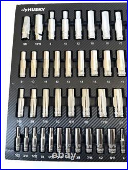 Husky 290 Piece Mechanics Tool Set With EVA Mats Metric & SAE Model H290MTSEVA