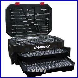 Husky Mechanics Tool Set 1/4 in. 3/8 in. 1/2 in. Drive (290-Piece)