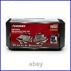 Husky Mechanics Tool Set 1/4 in. 3/8 in. 1/2 in. Drive (290-Piece)