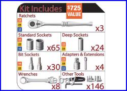 Husky Mechanics Tool Set (280-Piece) # H280MTS NEW