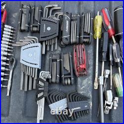 Husky Mixed Hand Tool Set SAE/Metric Wrench Socket Hex Key Screwdriver Pliers