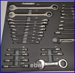 Husky SAE+Metric Ratcheting Wrench Set in EVA Tray 30PCS (HRW30PCEVA) Husky SAE+Metric Ratcheting Wrench Set in EVA Tray 30PCS (HRW30PCEVA)