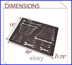 Husky SAE+Metric Ratcheting Wrench Set in EVA Tray 30PCS (HRW30PCEVA) Husky SAE+Metric Ratcheting Wrench Set in EVA Tray 30PCS (HRW30PCEVA)