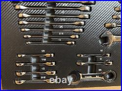 Husky SAE and Metric Ratcheting Wrench Set in EVA Tray (28-Pieces) Missing 2