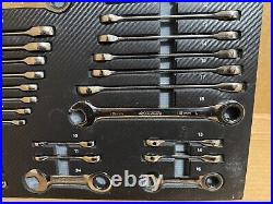 Husky SAE and Metric Ratcheting Wrench Set in EVA Tray (28-Pieces) Missing 2