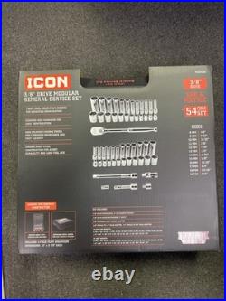 ICON 3/8 Drive Modular General Service Set 54 Piece Set SAE & Metric M25400 New
