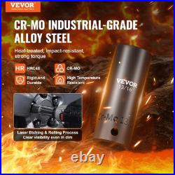 Impact Socket Set 59 Piece CrMo Alloy Steel SAE Metric Auto Repair