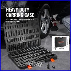 Impact Socket Set 59 Piece CrMo Alloy Steel SAE Metric Auto Repair