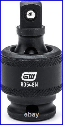 Impact Socket Set Chrome Molybdenum 44-Piece SAE Metric Deep Standard