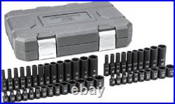 Impact Socket Set, Standard & Deep, SAE/Metric