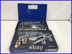 KT Pro A4505CR 43PC 1/2 Dr. 6pt SAE+MET Chrome Socket Set