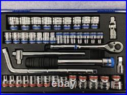 KT Pro A4505CR 43PC 1/2 Dr. 6pt SAE+MET Chrome Socket Set