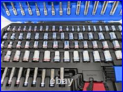 K. Balt 154-Piece Standard (SAE) and Metric Polished Chrome Mechanics Tool Set K. Balt 154-Piece Standard (SAE) and Metric Polished Chrome Mechanics Tool Set