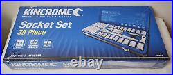 Kincrome 1/2 Drive Metric & Imperial Socket Set 38 Piece Hand Tools Sets New