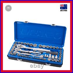 Kincrome 1/4, 3/8 & 1/2 Drive Metric and Imperial Socket Set 75 Piece