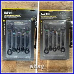 Klein Tools Metric & SAE 16 pc Ratcheting Wrench Set 69408MG & 69408G