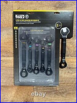 Klein Tools Metric & SAE 16 pc Ratcheting Wrench Set 69408MG & 69408G