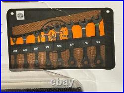 Klein Tools Metric & SAE 16 pc Ratcheting Wrench Set 69408MG & 69408G