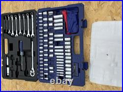 Kobalt 119-Piece Standard (SAE) and Metric Mechanic's Tool Set with Hard Case