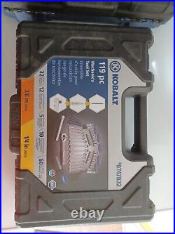 Kobalt 119-Piece Standard (SAE) and Metric Mechanic's Tool Set with Hard Case