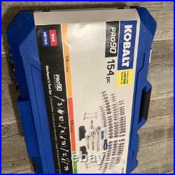 Kobalt 154 -Piece Standard (SAE) and Metric Mechanics Tool Set with Hard Case