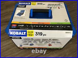 Kobalt 1616116 319-Piece Mechanic's Tool Set Kit with3-Drawer Tool Box Brand New
