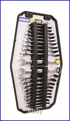 Kobalt 20 -Piece Set Standard (SAE) and Metric combination Ratchet Wrench20pc