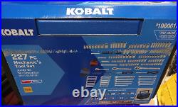 Kobalt 227-Piece Standard SAE & Metric Polished Chrome Mechanics Tool Set