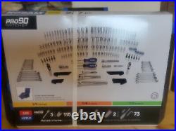 Kobalt 227-Piece Standard (SAE) and Metric Polished Chrome Mechanic's Tool Set Kobalt 227-Piece Standard (SAE) and Metric Polished Chrome Mechanic's Tool Set