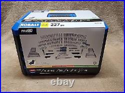 Kobalt 227-Piece Standard (SAE) and Metric Polished Chrome Mechanic's Tool Set