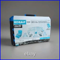 Kobalt 227-Piece Standard (SAE) and Metric Polished Chrome Mechanic's Tool Set