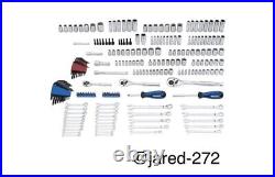 Kobalt 227-Piece Standard (SAE) and Metric Polished Chrome Mechanic's Tool Set Kobalt 227-Piece Standard (SAE) and Metric Polished Chrome Mechanic's Tool Set