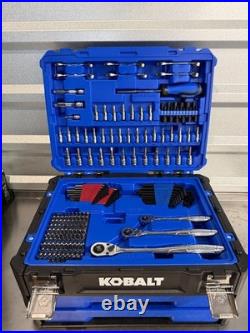 Kobalt 297 Pc Mechanics Tool Set SAE/Metric NEW Open Box Complete with Case