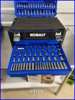 Kobalt 297 Pc Mechanics Tool Set SAE/Metric NEW Open Box Complete with Case