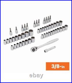 Kobalt 297-Piece Standard & Metric Polished Chrome Mechanics Tool Set with CASE