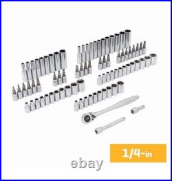 Kobalt 297-Piece Standard & Metric Polished Chrome Mechanics Tool Set with CASE