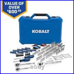 Kobalt 299-Piece Standard (SAE) and Metric Combination Polished Chrome Mechanics