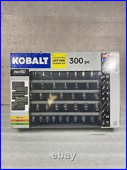 Kobalt 300-Piece Standard (SAE) and Metric Polished Chrome Mechanics Tool Set WD
