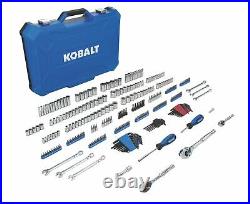 Kobalt 309-Piece SAE Metric Mechanics Tool Set Socket Wrench 1/4-In 3/8-In New