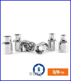 Kobalt 55-Piece Standard (SAE) and Metric Polished Chrome Mechanics Tool Set Kobalt 55-Piece Standard (SAE) and Metric Polished Chrome Mechanics Tool Set
