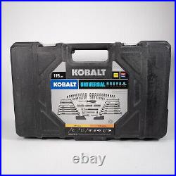Kobalt Universal 115-Piece Standard (SAE) and Metric Matte Mechanics Tool Set