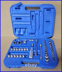 LINK Tools 38041 41pc 3/8 Socket Torx Screwdriver Mobile Drive Set SAE/Metric
