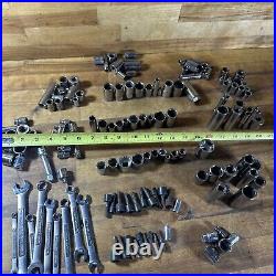 Large Lot Of Craftsman USA Partial Socket Lot 155 Pc 1/2 3/8 1/4 Mechanic Set