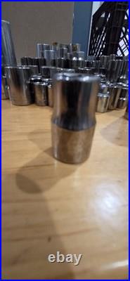 Lot Of 154 Craftsman Sockets, Standard And Metric, Vintage And Modern